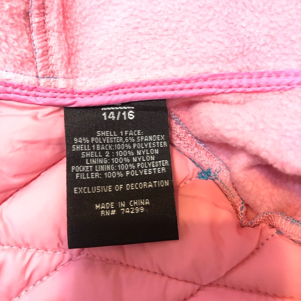 Snozu Girls Sweater Large Blue Pink - Picture 13 of 13